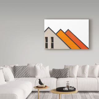 Massimo Della Latta 'Orange Homes' Canvas Art, 32"x22"