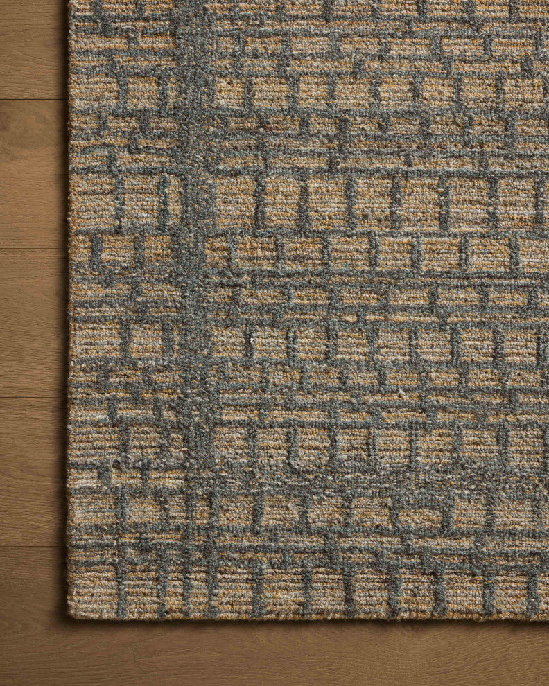 Loloi Elias Wheat / Charcoal 2''-3" x 3''-9" Accent Rug