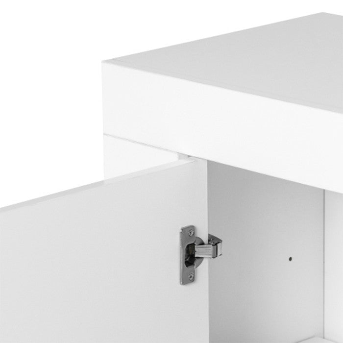 White sideboard TV storage table modern kitchen cabinet