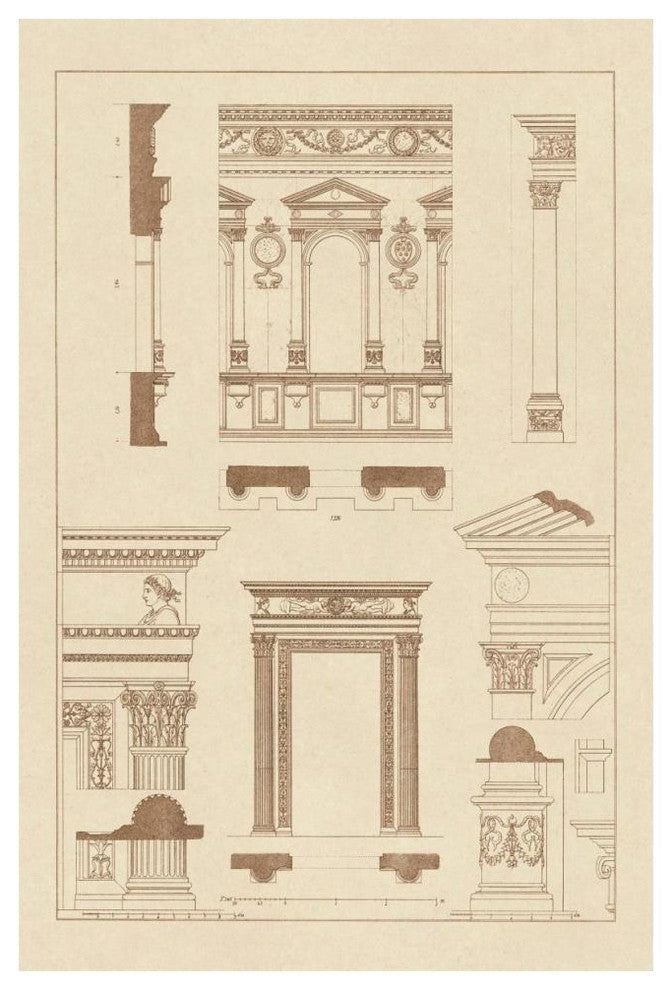 "Window in Dodge's Palace, Palazzo Vecchio, Santa Croce" Paper Art, 42"x62"
