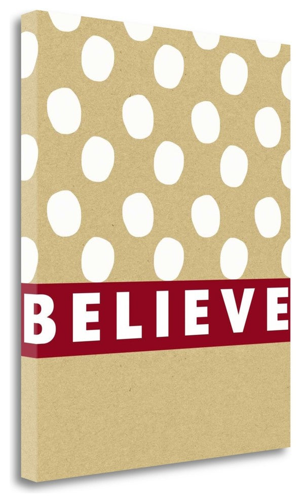 "Believe" By Linda Woods, Giclee Print on Gallery Wrap Canvas, Ready to Hang
