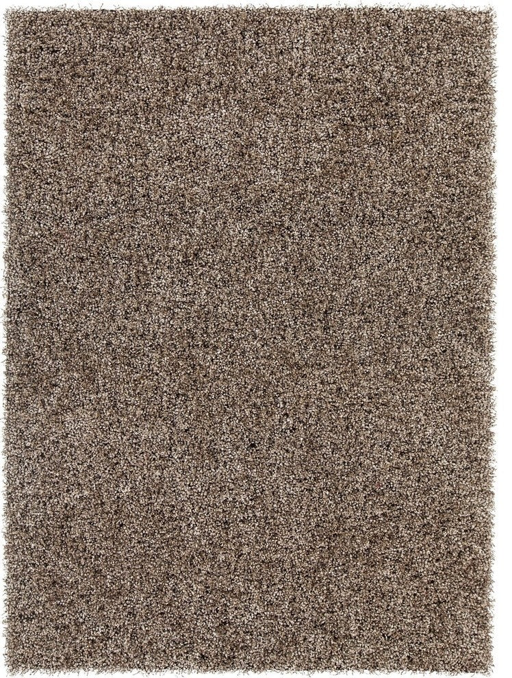 Blossom Contemporary Area Rug, Taupe, 7'x10'