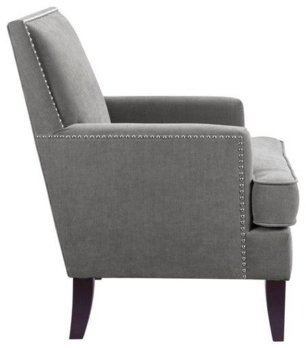 Madison Park Colton Track Arm Club Chair, Gray