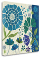 "Blue Garden II" By Veronique Charron, Giclee Print on Gallery Wrap Canvas