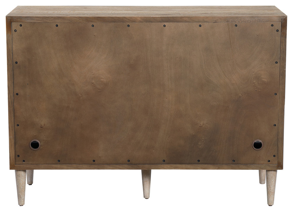 Uttermost Dani 4-Door White Cabinet