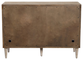 Back view of cabinet on white background