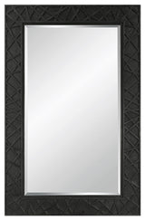 Uttermost Everest Satin Black Mirror
