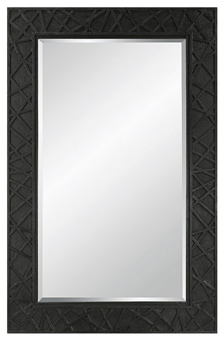 Uttermost Everest Satin Black Mirror