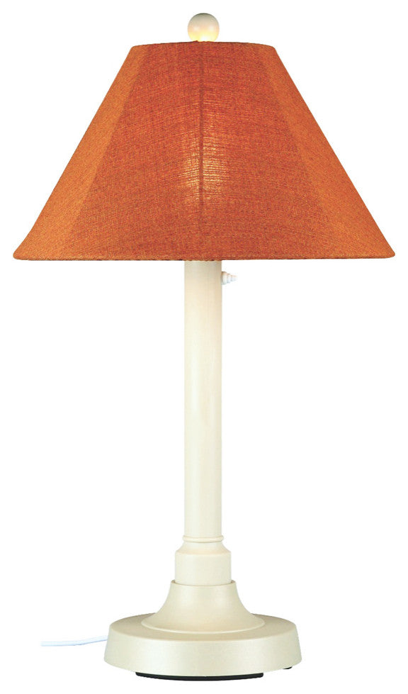 30-111 San Juan 34" Table Lamp With 2" White Body