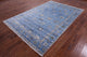 6' 1" X 9' 2" Hand Knotted Wool & Silk Persian Rug - Q13698