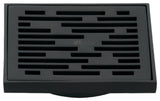 Kingston Brass BSF6310 Watercourse 4"W Transit Square Shower - Matte Black