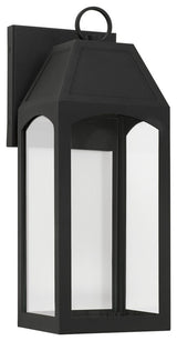 Capital Lighting 946311-GL Burton 17" Tall Outdoor Wall Sconce - Black