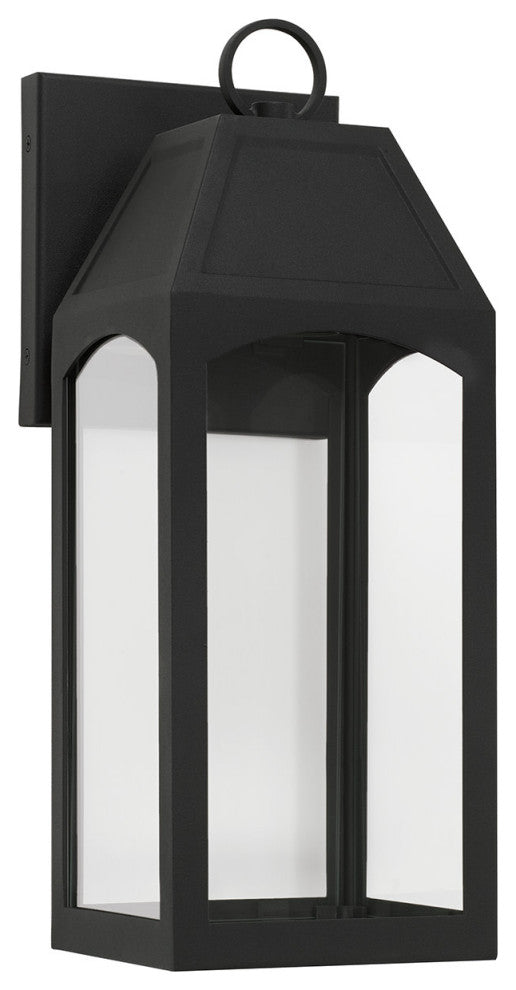 Capital Lighting 946311-GL Burton 17" Tall Outdoor Wall Sconce - Black