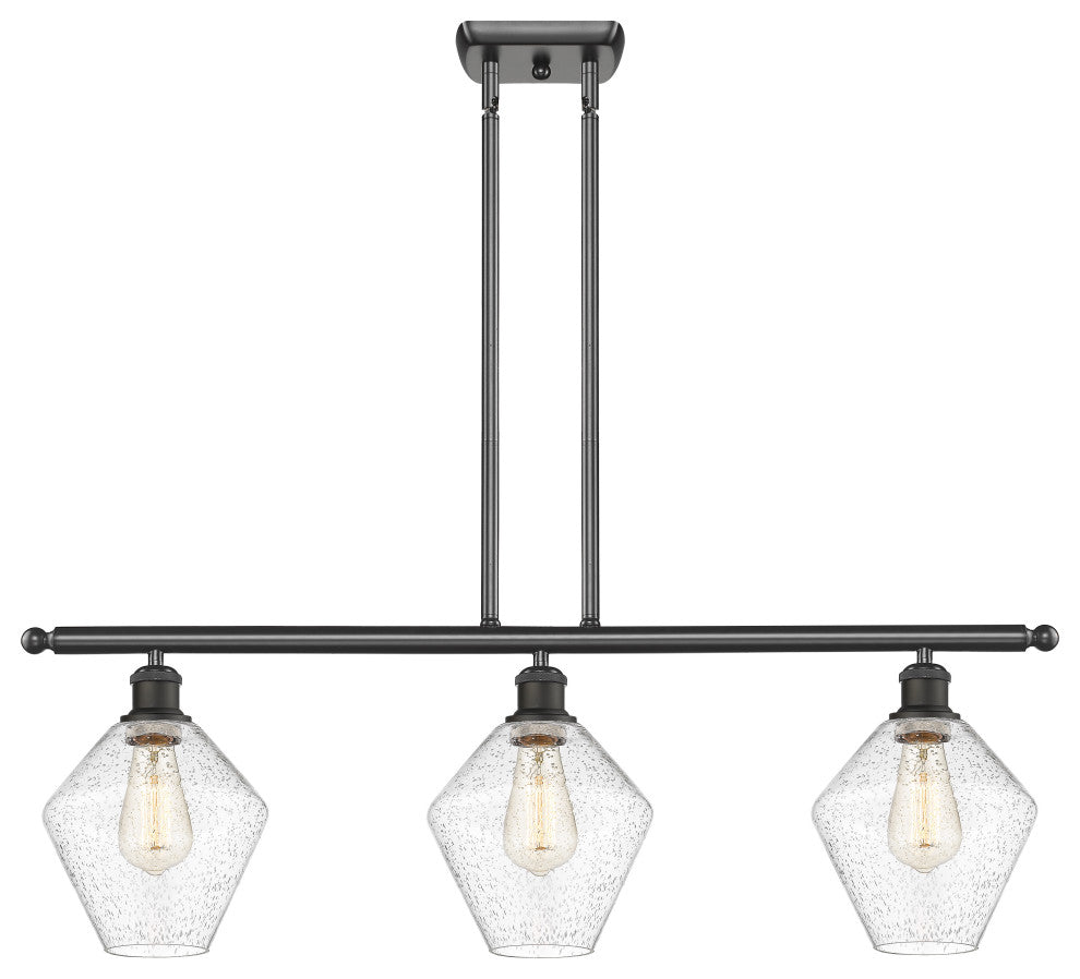 Innovations 516-3I-OB-G654-8-LED 3-Light Island Light, Oil Rubbed Bronze