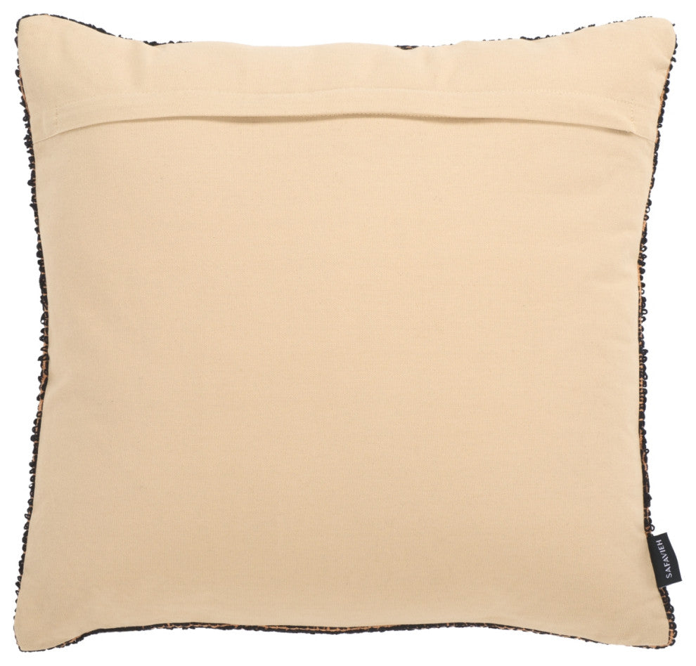 Safavieh Kailo Pillow, Black/Natural