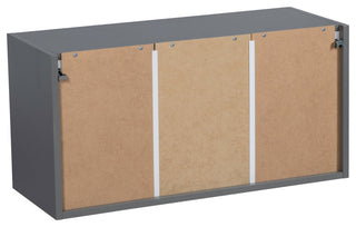 24 x 18 Wall Cabinet-Double Door-with Grey Gloss door