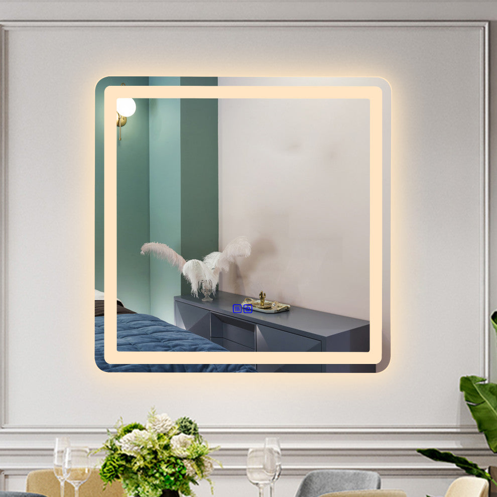 SPECULO Back Lit LED Mirror 4000K Warm White 30inches Wide