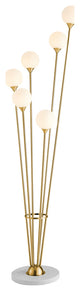 Anechdoche Gold LED Floor Lamp, 6 Lights