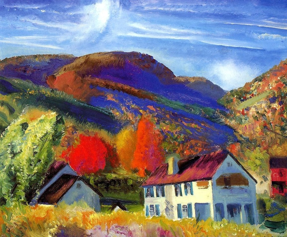 George Wesley Bellows My House- Woodstock, 20"x25" Wall Decal