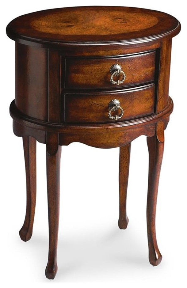 Butler Specialty Whitley Cherry Oval Side Table