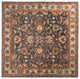 Surya Caesar CAE-1001 Traditional Area Rug, Charcoal, 4' Square
