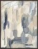 Morning Ritual II, 37.25"x47.25", Espresso Natural Wood Gallery Floater