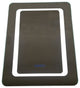 24" Rectangular Led Bordered Illuminated Mirror With Bluetooth Speakers