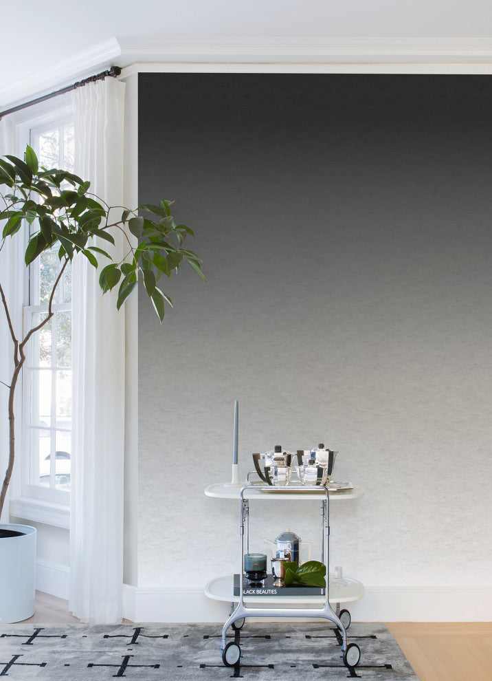 Charcoal Aura Ombre Peel & Stick Wallpaper Mural