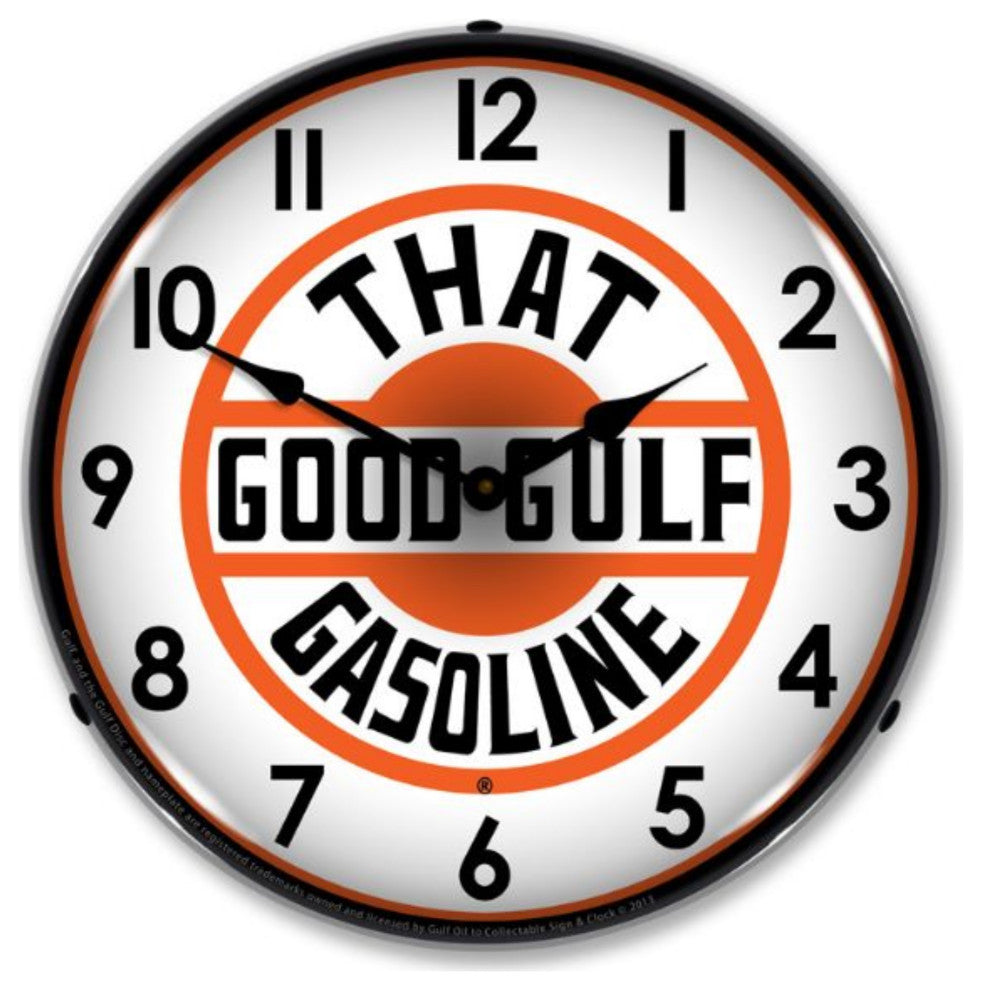 GO1303428 That Good Gulf Gasoline Clock