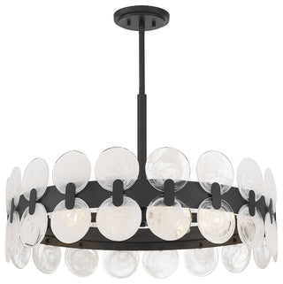 Boca 6-Light Chandelier, Matte Black