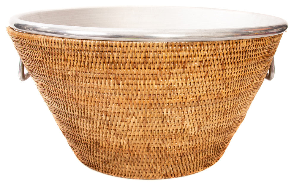 Artifacts Rattan™ Aluminum Ice Tub, Honey Brown
