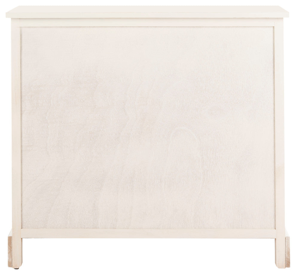 Safavieh Herman Storage Unit, Distressed Cream