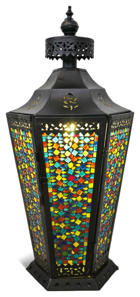 Mosaic Colorful Glass Table Lamp