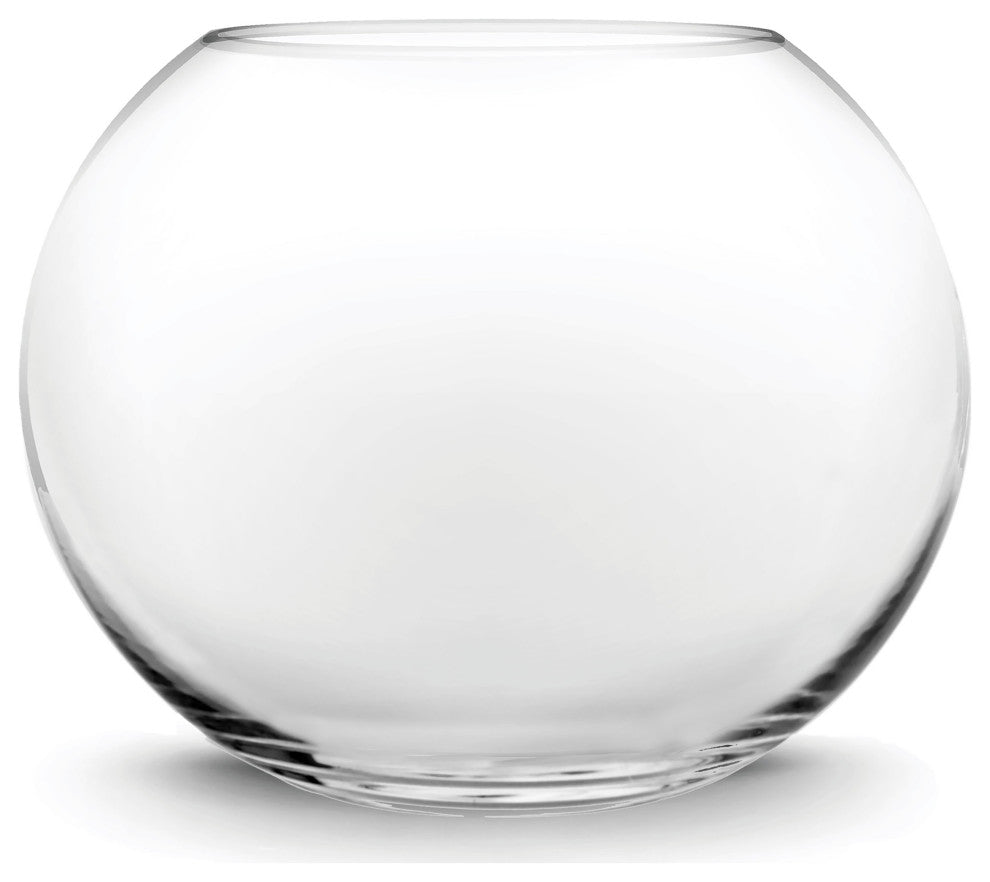 CYS Glass Bubble Bowl Vase, Fish Bowl Aquarium/Terrarium, Diameter-14", 2 Pieces