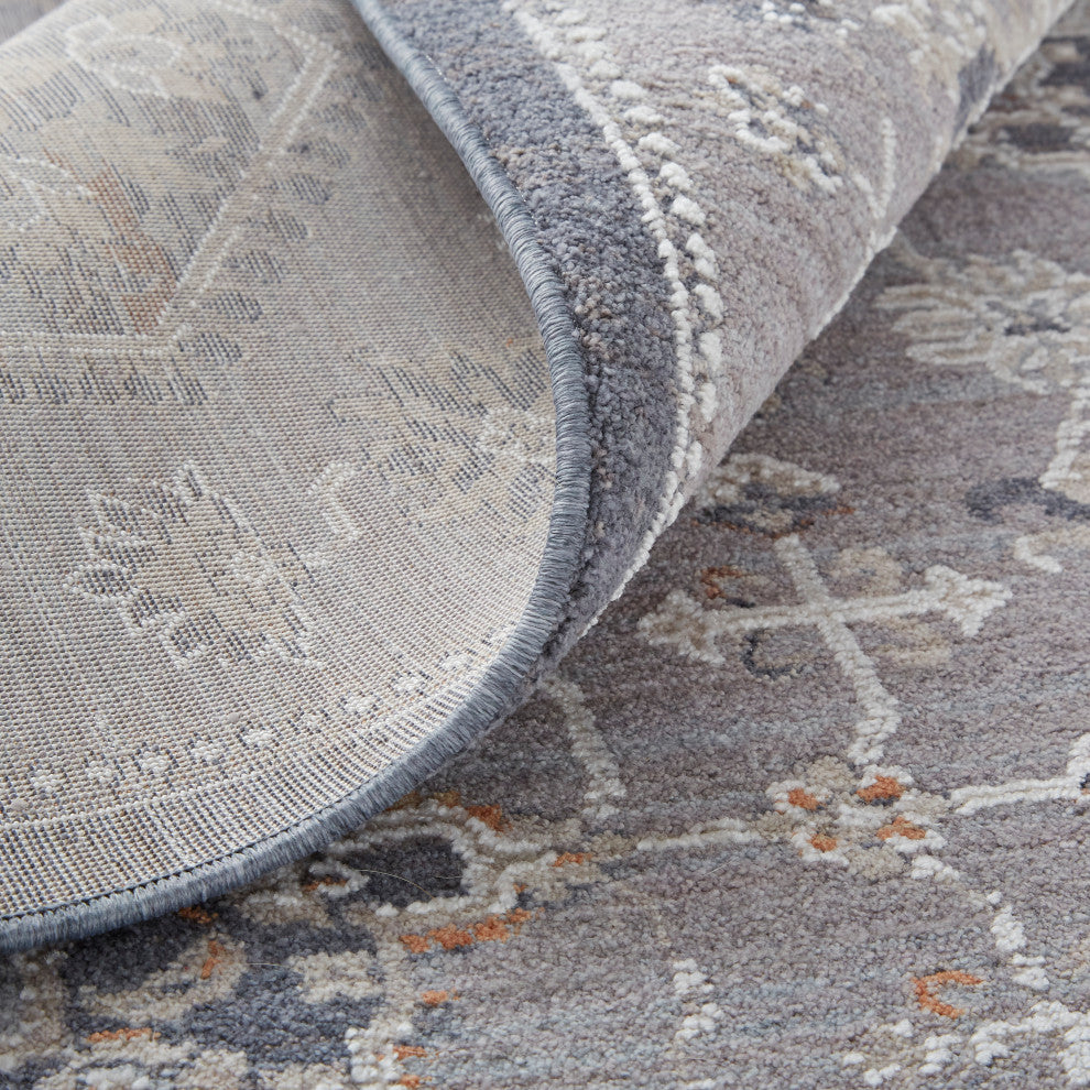 Weave & Wander Edwardo Rug, Gray/Charcoal Gray, 1'-8" X 2'-10" Rug