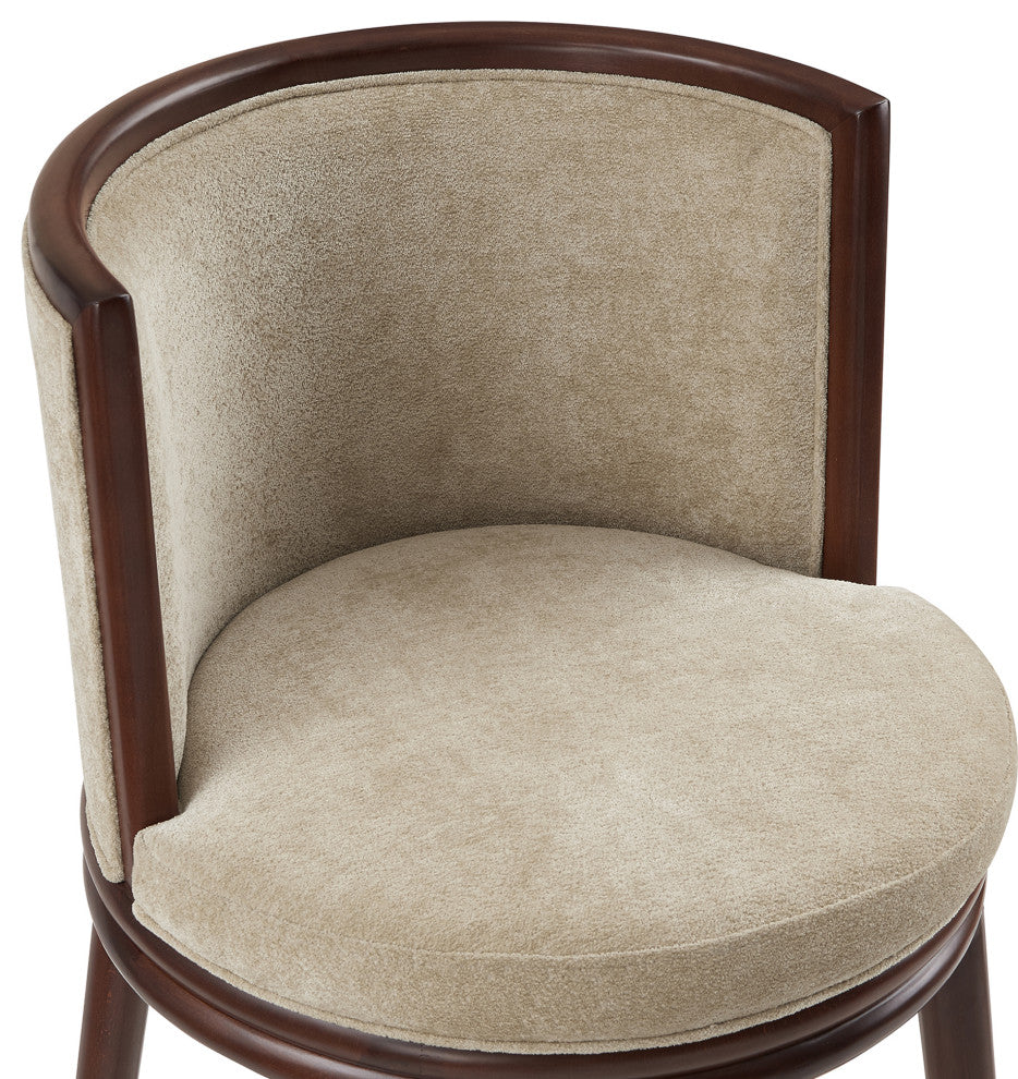 Manhattan Comfort Evalyn Counter Stool, Natural, Single