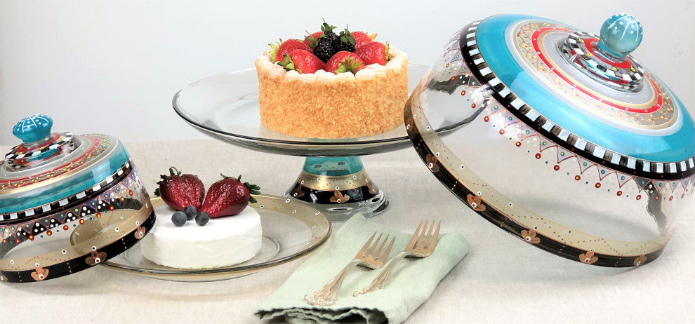 Mosaic Carnival Cake Dome