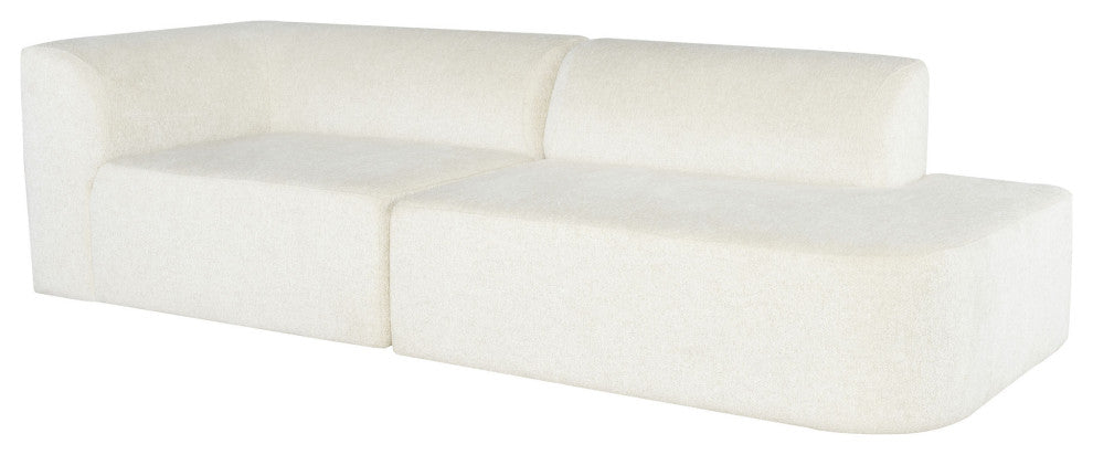 Isla Coconut Fabric Triple Seat Sofa, HGSC775