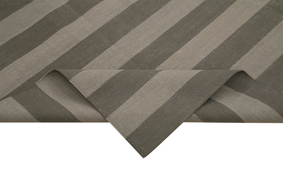 Rug N Carpet - Handmade Wool 7' 11'' x 10' 2'' Flatweave Dhurrie Kilim Rug