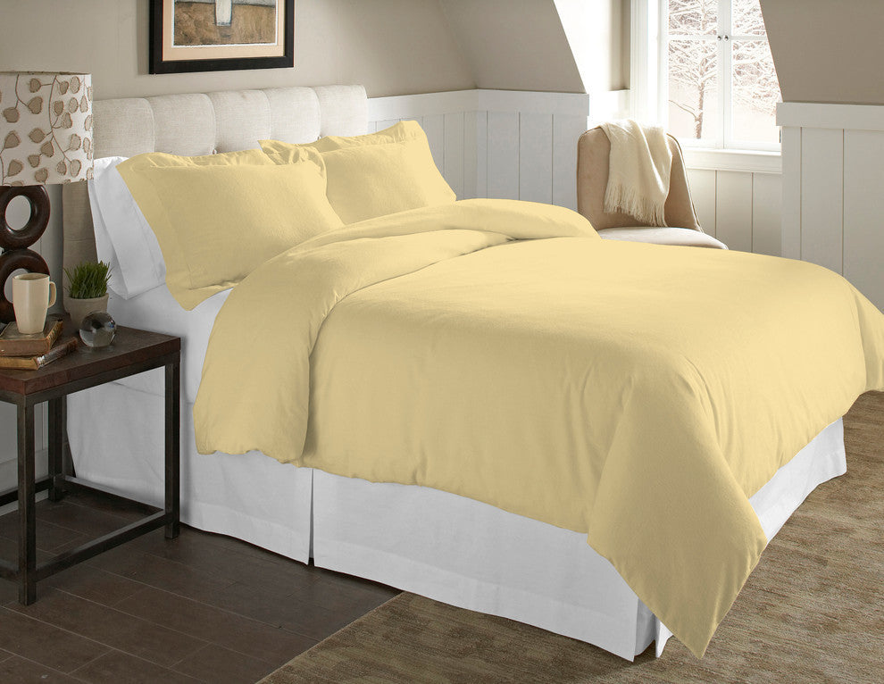 Poinetehaven 200 GSM Duvet Set, Straw, Twin /Twin Xl