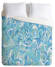 Deny Designs Wagner Campelo Marble Waves Serenity Duvet Cover Set