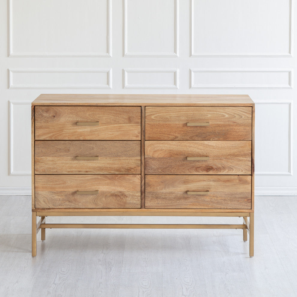 Leah Chest of Drawers, Natural