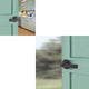 Matte Black Finish Heavy Duty Entrance Lever Door Handle, Pack of 2