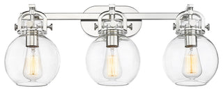 Newton Sphere 3 27" Bath Vanity-Light Polished Nickel