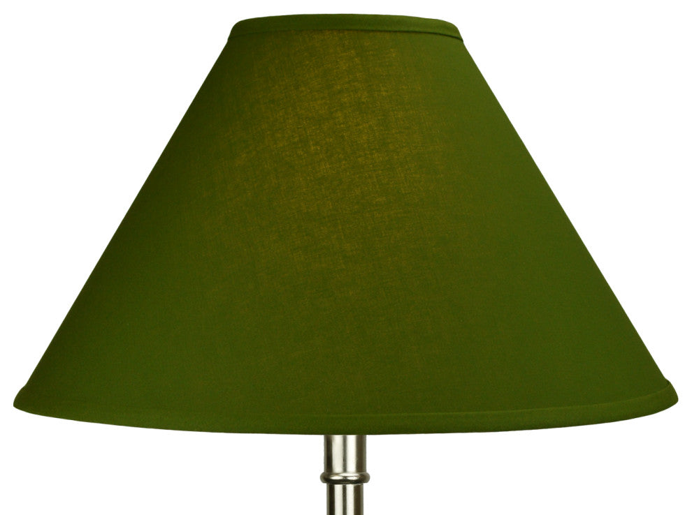 Fenchel Shades 6"x18"x12" Spider Attachment Empire Lamp Shade, Linen Avocado