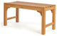 Teak Shower Bench Curved 36" (90 cm)