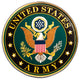 Us Army Round Sign 16" Lighted
