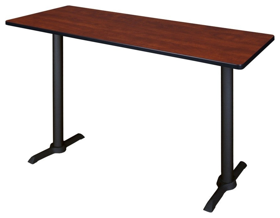 Cain 66"x24" Cafe Training Table, Cherry