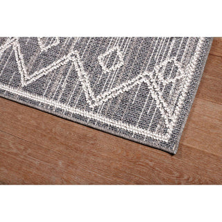Resort Diamonds Area Rug, Gray, 8'10"x11'10"