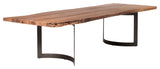 Bent Dining Table Extra Small Smoked